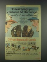 1977 Hostess Cup Cakes and Twinkies Ad - All-Star Snacks - £14.54 GBP