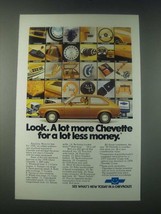 1978 Chevrolet Chevette Coupe Ad - For a Lot Less Money - £14.62 GBP