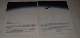 1988 IBM Computers Ad - Before He Pushes the Edge - £14.78 GBP