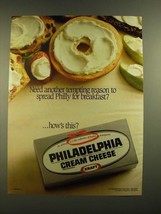 1988 Kraft Philadelphia Cream Cheese Ad - Another Tempting Reason - £14.55 GBP