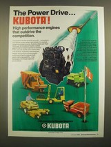 1988 Kubota Engines Ad - The Power Drive - £14.78 GBP