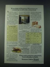 1978 Sears Kenmore Microwave Ad - Take a Closer Look - £14.78 GBP