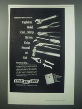 1979 Channellock Tools Ad - Tighten, Hold, Cut - £14.46 GBP