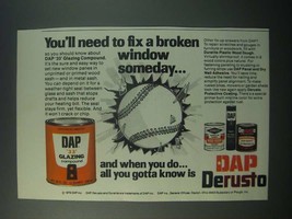 1979 DAP Ad - 33 Glazing Compound, Derusto Protective Coating - £14.77 GBP