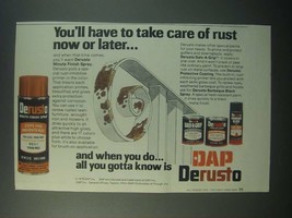 1979 DAP Ad - Derusto Minute Finish Spray, Galv-a-Grip - $18.49