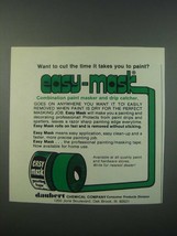 1979 Daubert Chemical Easy-Mask Painting Tape Ad - Cut The Time it Takes - £14.78 GBP