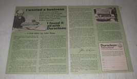 1979 Duraclean International Ad - I Wanted a Business - £14.26 GBP