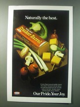 1979 Kraft Cracker Barrel Cheese Ad - Naturally the Best - £14.45 GBP