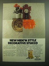 1980 Flintkote Hide&#39;n Style Decorative Stucco Ad - £13.80 GBP