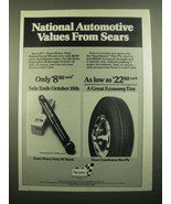 1980 Sears Heavy Duty 48 Shock and Guardsman Bias-Ply Tire Ad - £14.78 GBP