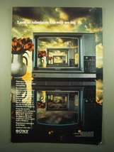 1980 Sony KV-1945R Television Ad - Look at Television the Way We Do - £14.62 GBP
