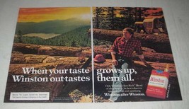 1980 Winston Cigarettes Ad - When Your Taste Grows Up - $18.49