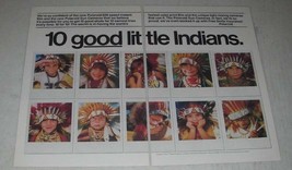 1982 Polaroid 600 Speed Instant Film Ad - 10 Good Little Indians - £13.82 GBP