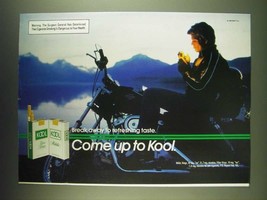 1985 Kool Cigarettes Ad - Break away to refreshing taste - £14.65 GBP
