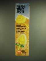 1985 O-Cedar Light &amp; Easy Mop Ad - The O-Cedar difference fit for tight spots - £14.46 GBP