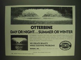 1985 Otterbine Aerators Ad - Otterbine Day or night summer or winter - $18.49