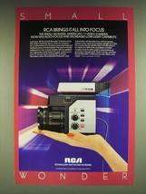 1985 RCA Small Wonder Video Camera Ad - Small Wonder - £14.78 GBP