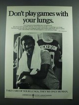 1988 American Lung Association Ad - Eric Dickerson - £13.82 GBP