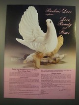 1988 Boehm China Fan-Tailed Dove Ad - Love Beauty and Peace - £14.73 GBP
