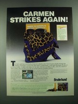 1988 Broderbund Where in Europe is Carmen Sandiego Software Ad - £14.54 GBP