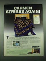 1988 Broderbund Where in Europe is Carmen Sandiego Software Ad - £13.89 GBP