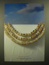1988 Bvlgari Bulgari Jewelry Ad - £14.74 GBP