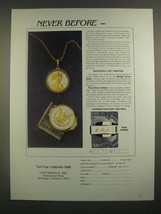 1988 Cartwheels, Inc. Morgan Silver Dollar Necklace and Peace Dollar Cli... - £14.50 GBP