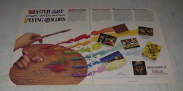 1988 Electronic Arts Deluxe Paint II Software Ad - Master Art With Flying Colors - £14.78 GBP