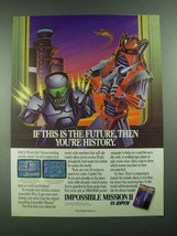 1988 Epyx Impossible Mission II Software Ad - If This is the Future - £14.55 GBP