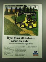 1988 Ford New Holland Super Boom Loader Ad - Think All Are Alike - $18.49