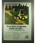 1988 Ford New Holland Super Boom Loader Ad - Think All Are Alike - £14.78 GBP