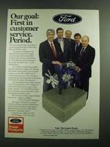 1988 Ford Power Products Engines Ad - Our Goal First in Customer Service - £14.49 GBP