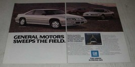 1988 GM Pontiac Grand Prix, Oldsmobile Cutlass Supreme and Chevrolet Beretta Ad - $18.49