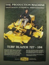 1988 Howard Price Turf Equipment Turf Blazer 727-104 Ad - £14.78 GBP