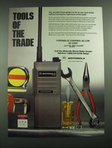 1988 Motorola HT50 2-Way Radio Ad - Tools of the Trade - £14.57 GBP