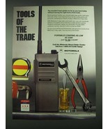 1988 Motorola HT50 2-Way Radio Ad - Tools of the Trade - £14.78 GBP