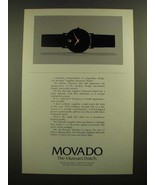 1988 Movado Sapphire Museum Watch Ad - £14.78 GBP