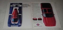 1988 Nissan 300ZX Turbo and GTP ZX Turbo Cars Ad - Same Idea - $18.49