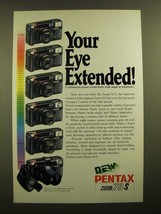 1988 Pentax Zoom 70-S Camera Ad - Your Eye Extended - £14.74 GBP