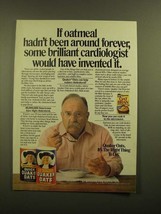 1988 Quaker Oats Ad - Wilford Brimley - Some Brilliant Cardiologist - £14.45 GBP