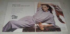 1988 Saks Fifth Avenue Ad - Jumpsuit by St. John - First Class - £14.48 GBP