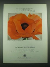 1988 Southwestern Bell Corporation Ad - Georgia O&#39;Keefe Quote - £14.49 GBP