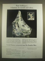 1988 The Franklin Mint Ad - Crystal Fantasy by James Carpenter - £13.81 GBP