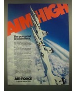 1988 U.S. Air Force Ad - Aim High The Potential Is Boundless - £14.78 GBP