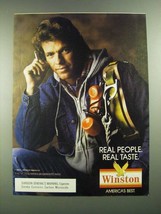 1988 Winston Cigarettes Ad - Real People Real Taste - $18.49