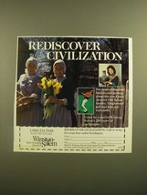 1988 Winston-Salem NC Ad - Rediscover Civilization - $18.49