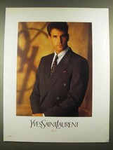1988 Yves Saint Laurent Fashion Ad - $18.49