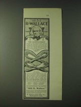 1900 1835 R. Wallace Silverware Ad - The Announcement - £14.78 GBP