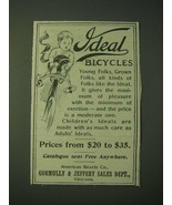 1900 Ideal Bicycles Ad - £14.78 GBP