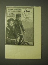 1900 ideal Bicycles Ad - Mama and Papa ride grown up folks&#39; ideal bicycles - £14.87 GBP